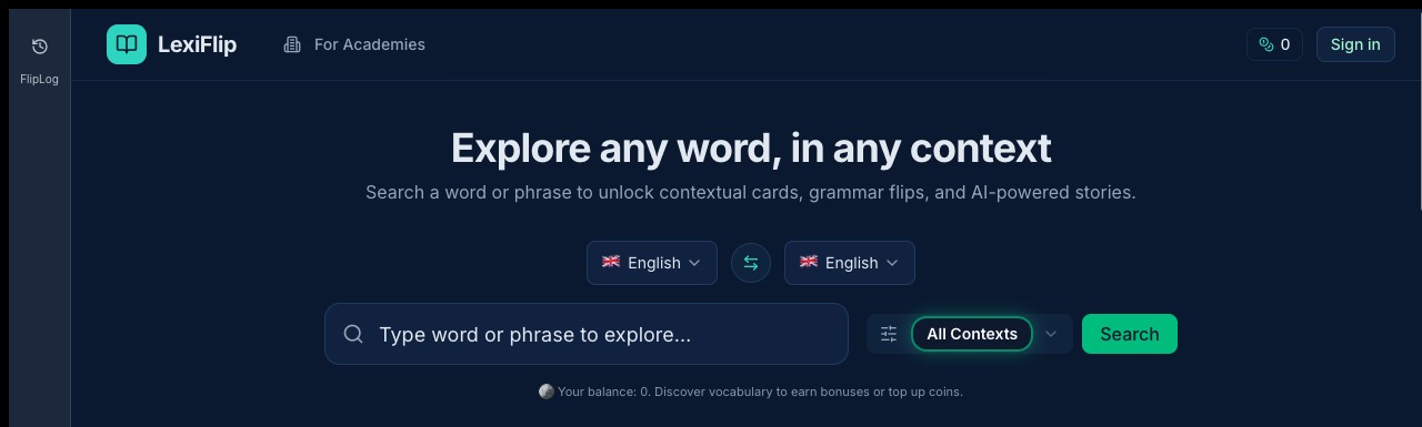 LexiFlip Project